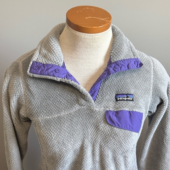 Patagonia - Women's Re-Tool Snap-T® Pullover - Purple/Grey - Size X-Small - Picture 3 of 8